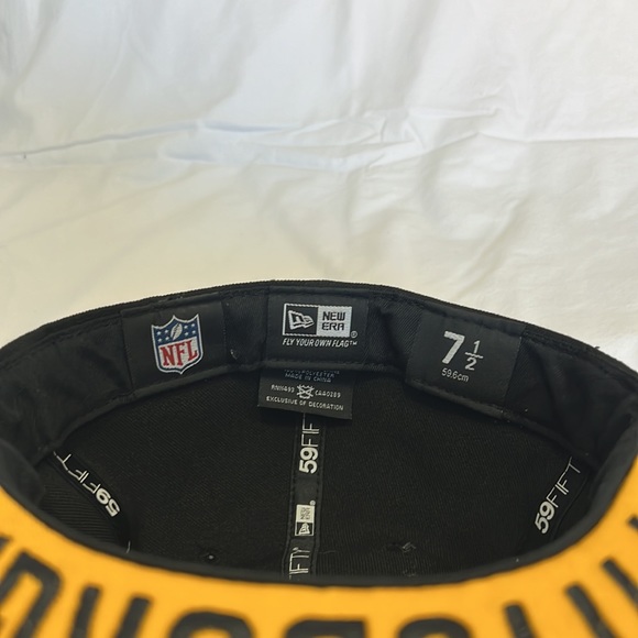 Pittsburgh Steelers 7 1/2 New Era 59Fifty - Picture 6 of 9